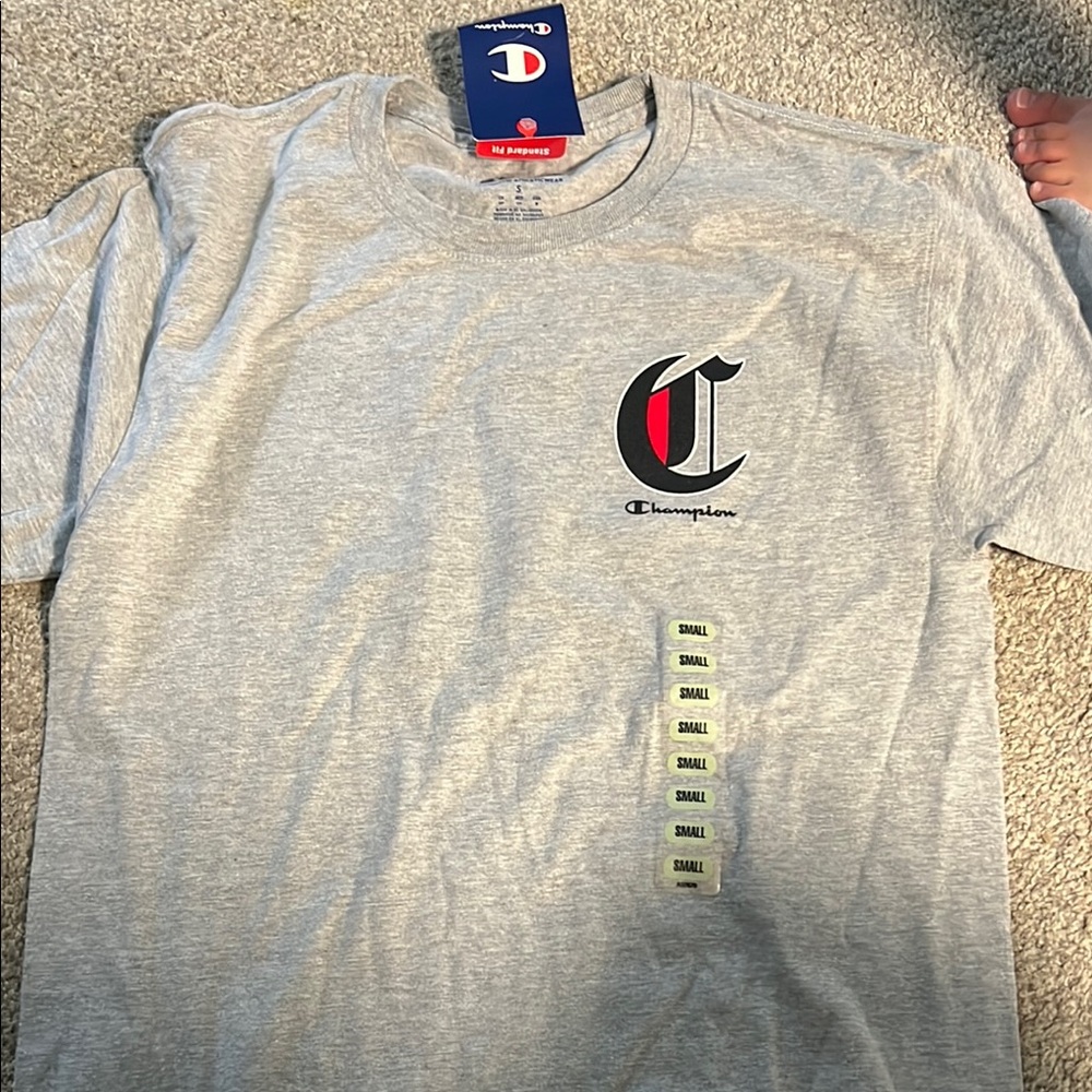 Champion Heather Gray Short Sleeve Tee